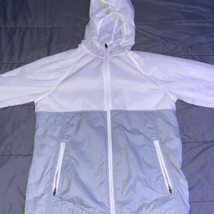 White old navy windbreaker size medium